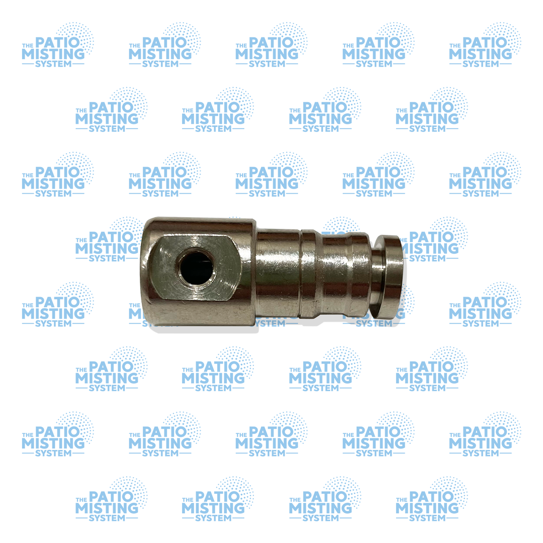 end fitting with nozzle hole for high pressure misting system
