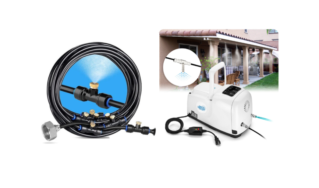 Highpressure versus lowpressure patio misters Which is better? The