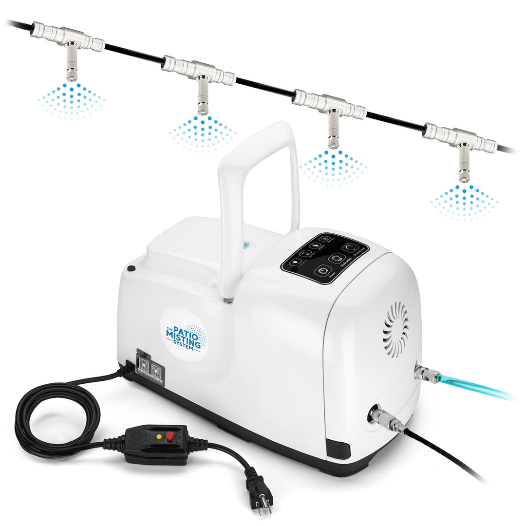 patio misting system pro with diagram